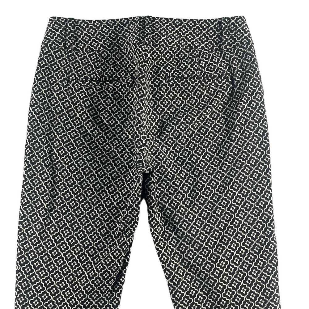 Loft Womens Pants Marisa Skinny with Black and White Design size 0 110673 - Picture 6 of 6